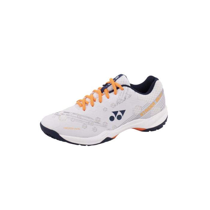 Yonex SHB Strider Beat White Orange Badminton Arena